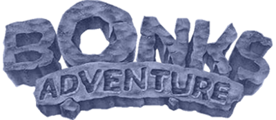 Bonk's Adventure logo for GameBoy